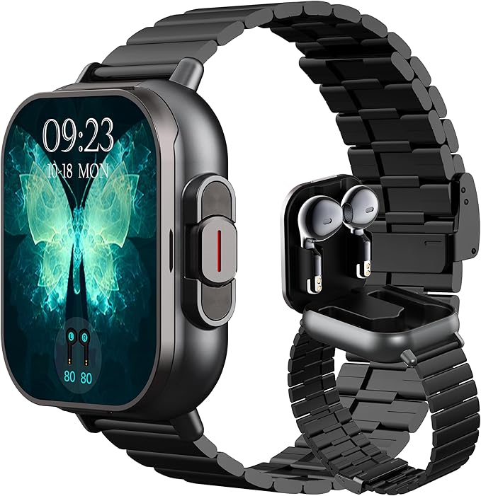 2-in-1 Smartwatch With Built-in Earbuds