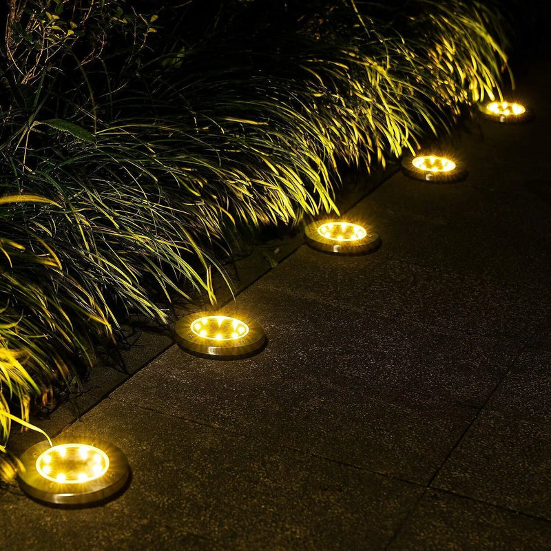 8 Buried Solar Garden Light