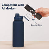 1.0L Magnetic Water Bottle + Phone Holder